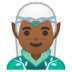 安卓系统里的男精灵：中黑肤色emoji表情