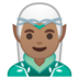 安卓系统里的男精灵：中等肤色emoji表情