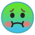 安卓系统里的恶心、绿色的脸emoji表情
