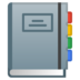 安卓系统里的带装饰盖的笔记本emoji表情