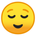 安卓系统里的松了口气的脸emoji表情
