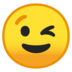 安卓系统里的眨眼的脸emoji表情