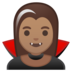 安卓系统里的女吸血鬼：中等肤色emoji表情