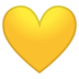 安卓系统里的黄心emoji表情