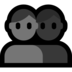 Windows系统里的半身像emoji表情