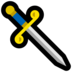 Windows系统里的匕首emoji表情