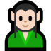 Windows系统里的精灵：浅肤色emoji表情