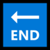 Windows系统里的结束箭头emoji表情
