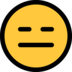 Windows系统里的无表情的脸emoji表情