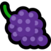 Windows系统里的葡萄emoji表情
