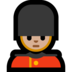 Windows系统里的警卫：中浅肤色emoji表情