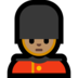 Windows系统里的警卫：中等肤色emoji表情