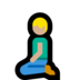 Windows系统里的下跪者：中浅肤色emoji表情