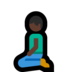 Windows系统里的下跪者：深色肤色emoji表情