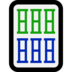 Windows系统里的麻将牌六条emoji表情