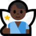 Windows系统里的男仙子：深色肤色emoji表情