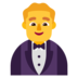 Windows系统里的穿燕尾服的男人emoji表情