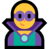 Windows系统里的男超级恶棍emoji表情