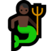 Windows系统里的人鱼：深色肤色emoji表情