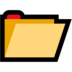 Windows系统里的打开的文件夹emoji表情