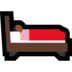 Windows系统里的卧床者：中黑肤色emoji表情
