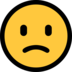 Windows系统里的不高兴的脸emoji表情