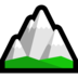 Windows系统里的雪山emoji表情