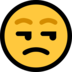 Windows系统里的有点郁闷的脸emoji表情