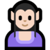 Windows系统里的女精灵：浅肤色emoji表情
