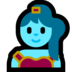 Windows系统里的女人精灵emoji表情