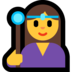 Windows系统里的女法师emoji表情