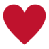 Twitter里的心形套装emoji表情
