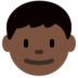 Twitter里的男孩：深色肤色emoji表情