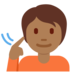 Twitter里的聋人：中黑肤色emoji表情