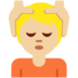 Twitter里的按摩者：中浅肤色emoji表情