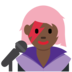 Twitter里的女歌手：深色肤色emoji表情