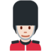 Twitter里的警卫：浅肤色emoji表情