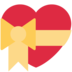 Twitter里的心形礼物emoji表情