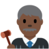Twitter里的男法官：深色肤色emoji表情