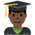 Twitter里的男学生：深色肤色emoji表情