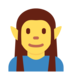 Twitter里的男精灵emoji表情