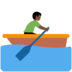 Twitter里的男子划艇：深色肤色emoji表情