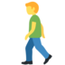 Twitter里的行走的男人emoji表情