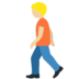 Twitter里的行走的人：中浅肤色emoji表情