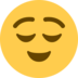 Twitter里的松了口气的脸emoji表情
