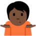 Twitter里的耸肩：深色肤色emoji表情