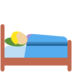 Twitter里的卧床者：中浅肤色emoji表情