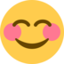 Twitter里的微笑的脸和微笑的眼睛emoji表情