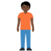 Twitter里的站立者：深色肤色emoji表情