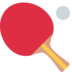 Twitter里的乒乓球emoji表情